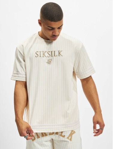 Sik Silk / t-shirt Short Sleeve Retro Classic Essential in wit