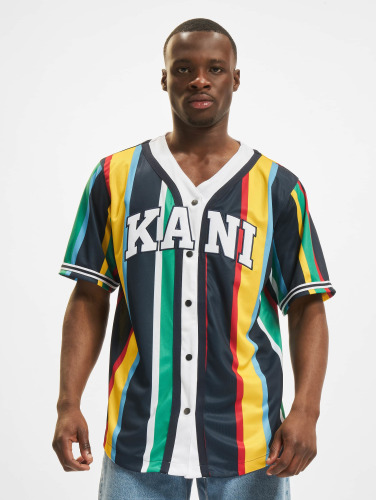 Karl Kani / overhemd Serif Stripe in bont