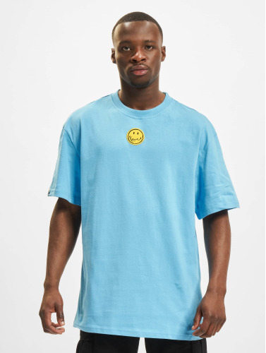Karl Kani / t-shirt Small Signature Smiley in blauw