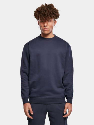 Urban Classics Crewneck sweater/trui -4XL- Basic Blauw