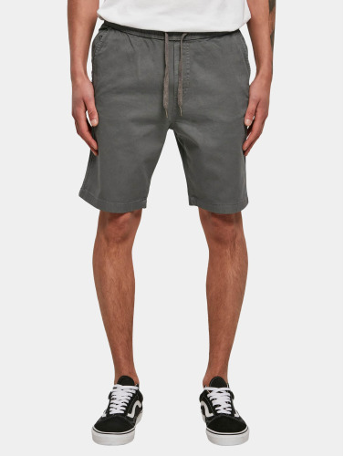 Urban Classics / shorts Stretch Twill Jogger in grijs