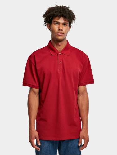 Urban Classics Polo shirt -XS- Oversized Rood