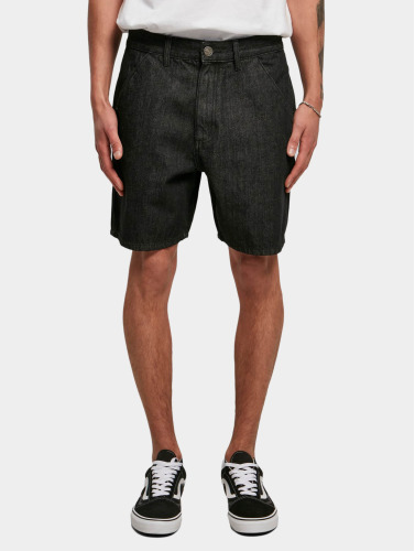 Urban Classics / shorts Organic Denim Bermuda in zwart