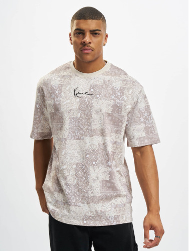Karl Kani / t-shirt Small Signature Paisley in beige