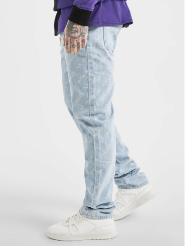 Sik Silk / Straight fit jeans Jacquard Straight Cut Denim in blauw
