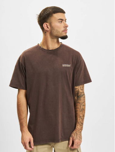 Jack & Jones / t-shirt Firefly Backphoto Crew Neck in bruin