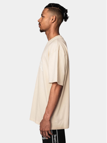 Dropsize / t-shirt Heavy Oversize Logo in beige