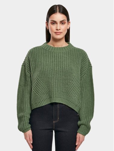 Urban Classics Sweater/trui -L- Wide Oversize Groen