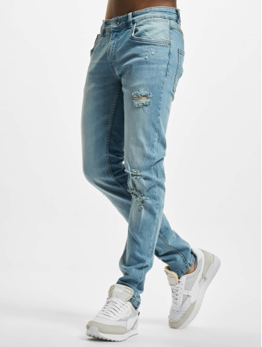 Redefined Rebel / Slim Fit Jeans RRStockholm Destroy in blauw