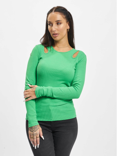 Only / Longsleeve Ina L/S Cut Out Top Box Jrs in groen