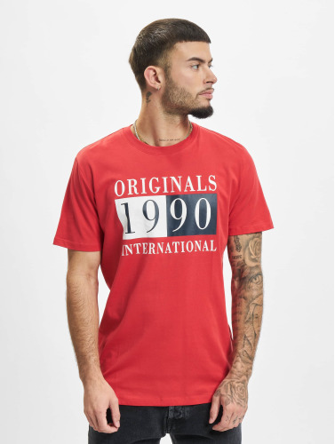 Jack & Jones / t-shirt International Crew Neck in rood