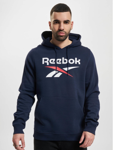 Reebok Identity Fleece Stacked Logo Pullover Sweatshirt Blauw M Man