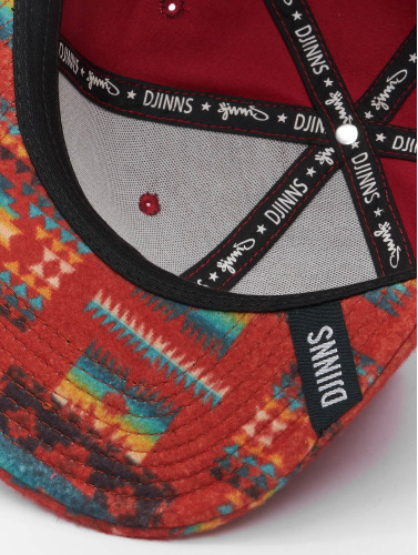 Djinns / snapback cap 6P Aztek Crown in rood