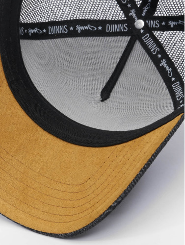 Djinns / trucker cap HFT Linen 2014 in zwart