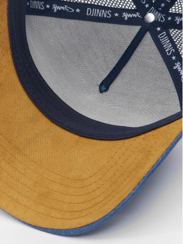 Djinns / trucker cap Djinns HFT Linen 2014 in blauw