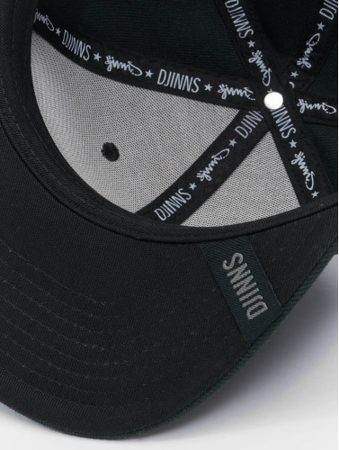 Djinns / snapback cap 6P Monochrome in zwart