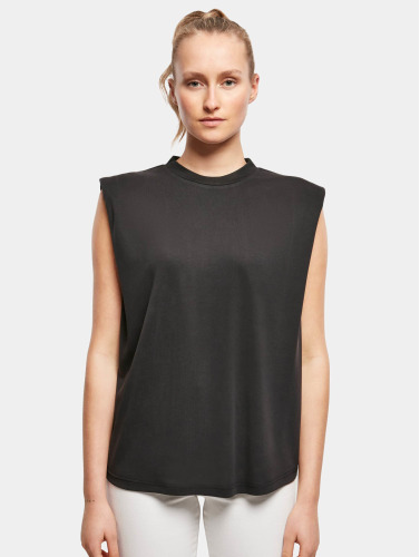 Urban Classics / top Ladies Modal Padded Shoulder in zwart