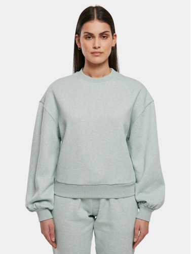 Urban Classics Crewneck sweater/trui -S- Oversized Color Melange Groen