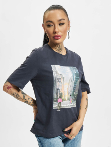 Only / t-shirt Kimley City Girl in blauw