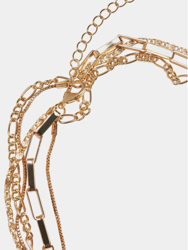 Urban Classics / Overige Coin Layering Necklace in goud
