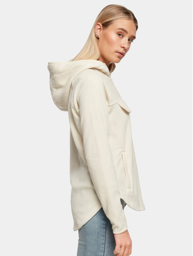 Urban Classics / Hoody Ladies Polar Fleece Pull Over in beige