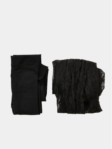 Urban Classics / Sokken Denier Mix Tights 4-Pack in zwart