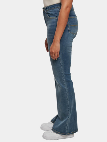 Urban Classics Flared jeans -Taille, 33 inch- High Waist Flared Denim Blauw