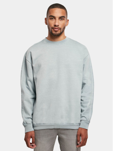 Urban Classics Crewneck sweater/trui -S- Heavy Terry Garment Dye Blauw