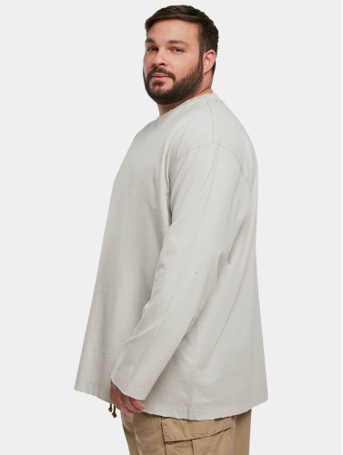 Urban Classics Longsleeve shirt -M- Oversized Distressed Grijs