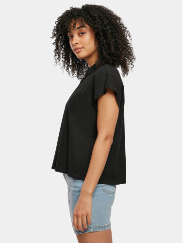 Urban Classics / t-shirt Ladies Oversized Extended Shoulder Polo in zwart
