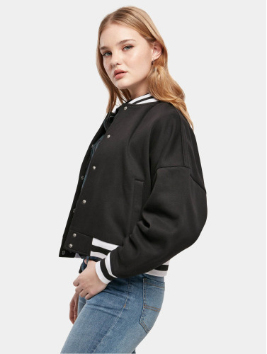 Urban Classics Vest Ladies College Jacket Tb5076 Black Dames Maat - M