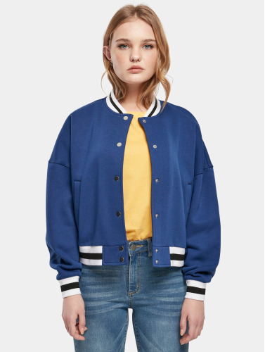 Urban Classics College jacket -XXL- Oversized College Sweat Blauw