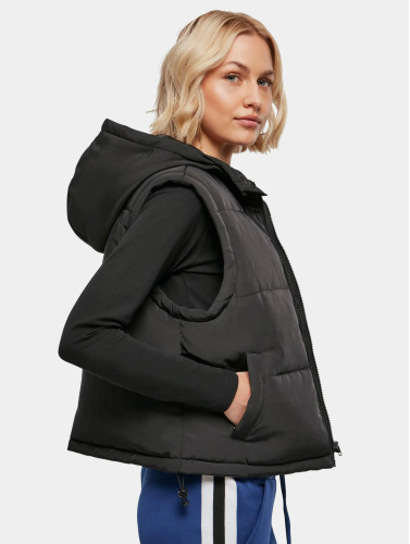 Urban Classics Mouwloos jacket -4XL- Recycled Twill Puffer Zwart