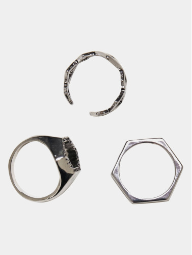 Urban Classics / Overige Graphic Ring in zilver