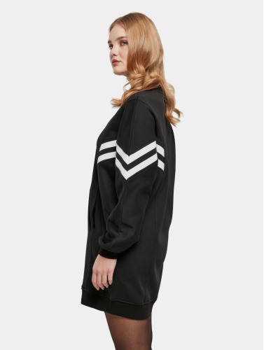 Urban Classics Korte jurk -XS- Oversized College Sweat Zwart