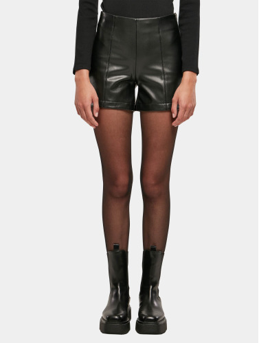 Urban Classics / shorts Ladies Synthetic Leather in zwart