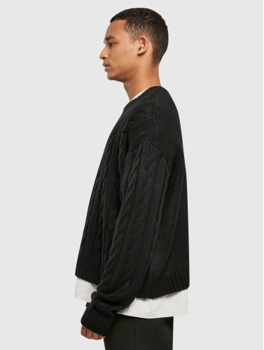 Urban Classics Sweater/trui -3XL- Boxy Zwart