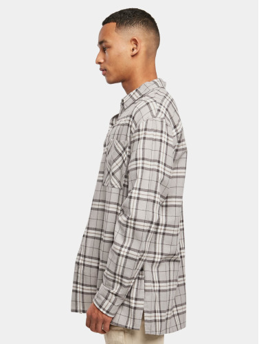 Urban Classics / overhemd Long Oversized in grijs