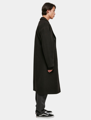 Urban Classics / Parka Long Coat in zwart