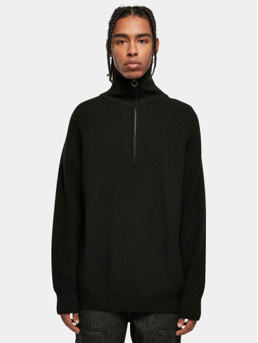 Urban Classics / trui Oversized Knitted Troyer in zwart