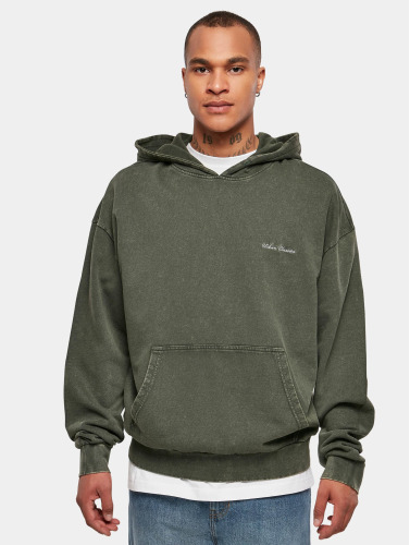 Urban Classics / Hoody Small Embroidery in groen