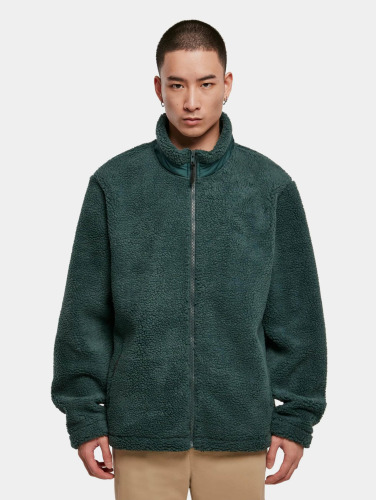 Urban Classics Jacket -S- Basic Sherpa Groen