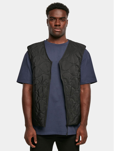 Urban Classics Mouwloos jacket -M- Zipped Gilet Zwart