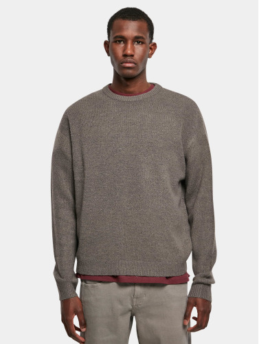 Urban Classics Sweater/trui -L- Oversized Chunky Grijs