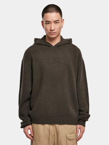 Urban Classics Sweater/trui -5XL- Oversized Chunky Hoody Zwart