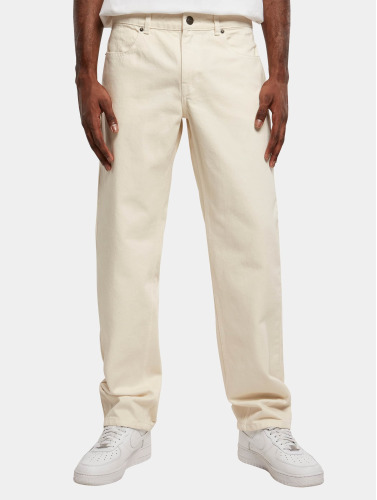 Urban Classics Broek rechte pijpen -Taille, 28 inch- Colored Loose Fit Jeans Ivoorkleurig