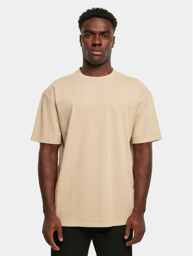 Urban Classics Heren Tshirt -5XL- Oversized Inside Out Beige