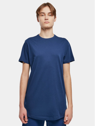 Urban Classics Heren Tshirt -S- Shaped Long Blauw