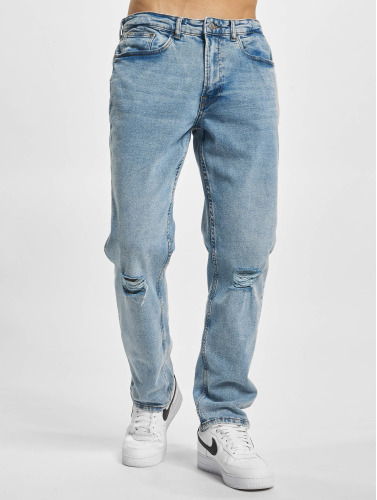 Denim Project / Straight fit jeans Dprecycled Destroy Straight Fit in blauw