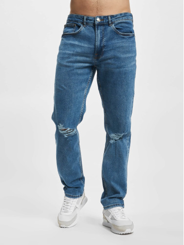 Denim Project / Straight fit jeans Dprecycled Destroy Straight Fit in blauw